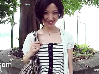Japanese Teen Slut Gets Taken Advantage Of By Stranger's Dick In Car