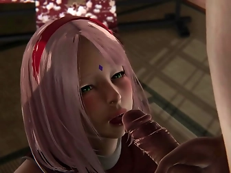Luscious Sakura's Erotic Adventure In Naruto's 3d Hentai World!