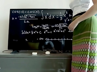 Revealed - Myanmar's Sexiest Math Teacher In Hardcore Action!