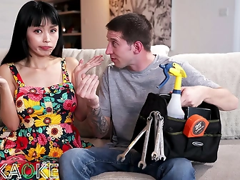 Jerkaoke Winner! Alluring Milf Marica Hase Barely Makes Ends Meet!