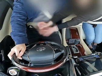Jav Milf Handjob Pleasures Desperate Husband In The Car