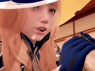 The Alluring Lisa In Genshin Impact Hentai Scene