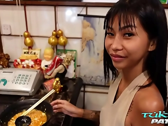 Thai Sensation Pikara Unleashes Her Sexy Figure For Another Round Of Fiery Intercourse With A Massive White Cock