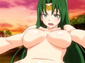 Witness The Ultimate Busty Teen Orgasm In Hentai Paradise [Subtitled]