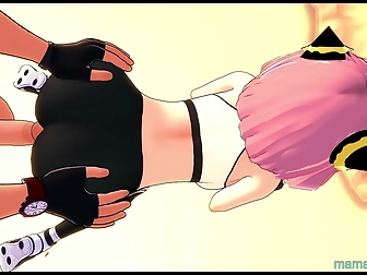 Revealing Secrets - An Adult Version Of Anya In Revealing Clothes For A Spy X Family Shoot