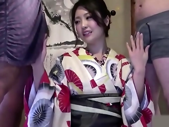 Must-See - Black Japanese Beauties Explore Exciting New Territory In Triple Penetration Scene!