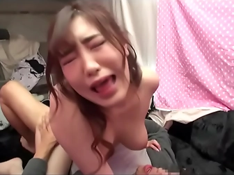 Experience The Luscious Beauty Of A Jav Model With Alluring Big Boobs As She Drains A Freshman's Cock Dry!